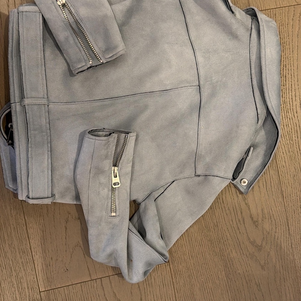 Zara Stylish Gray Women's Jacket - Picture 3 of 4